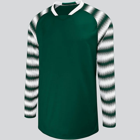 Russell Athletic Youth Prism Goalkeeper Jersey (324361), Color 'Forest/White'